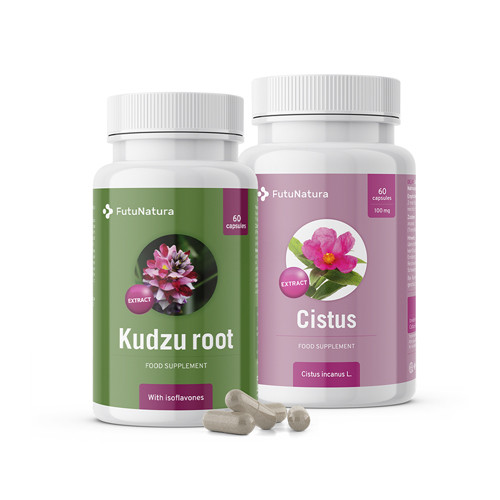 Geben Sie schlechte Gewohnheiten auf: Kudzuwurzel + Cistus, Set