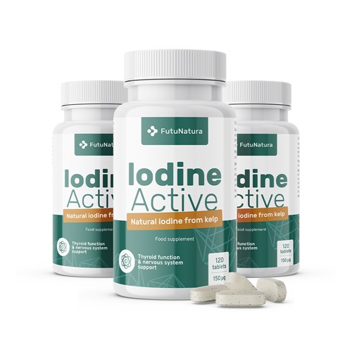 3x Jod Active, zusammen 360 Tabletten