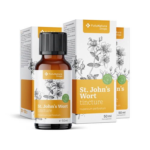 3x Johanniskraut – Tinktur, zusammen 150 ml