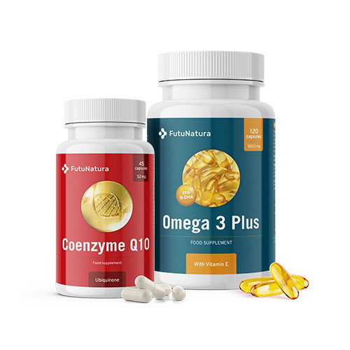 Jung im Herz: Omega-3 + Coenzym Q10, Set
