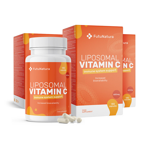 Liposomales Vitamin C mit Hagebutte