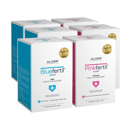 3x BlueFertil + 3x PinkFertil - männliche und weibliche Fruchtbarkeit, Set