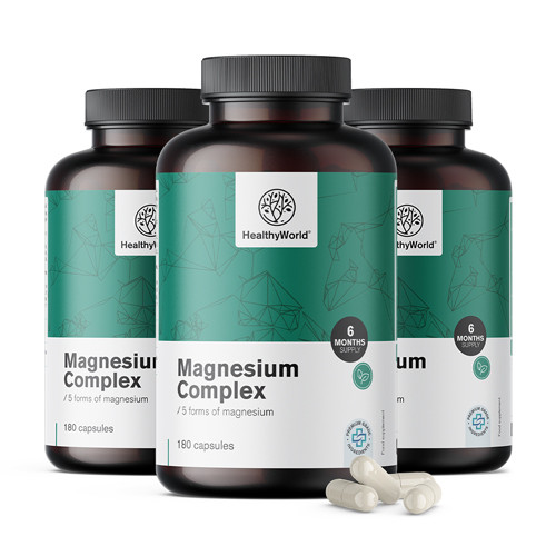 3x Magnesium Komplex, zusammen 540 Kapseln