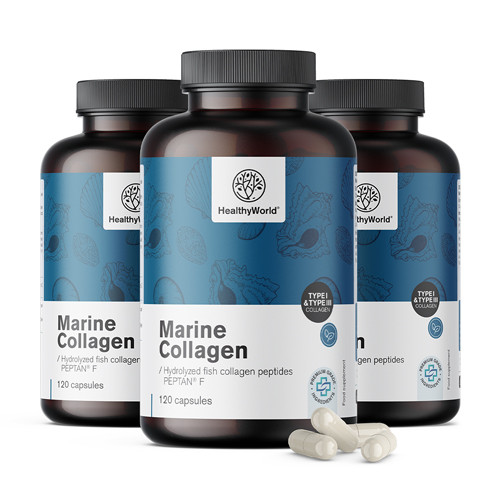 3x Meereskollagen 1170 mg, zusammen 360 Kapseln