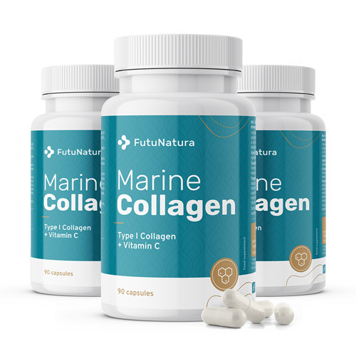 3x Meereskollagen 1000 mg, zusammen 270 Kapseln
