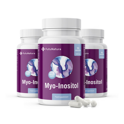 3x Myo-Inositol 500 mg, zusammen 270 Kapseln