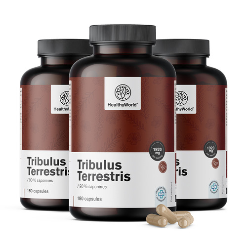 3x Erd Burzeldorn – Tribulus 1920 mg, zusammen 540 Kapseln