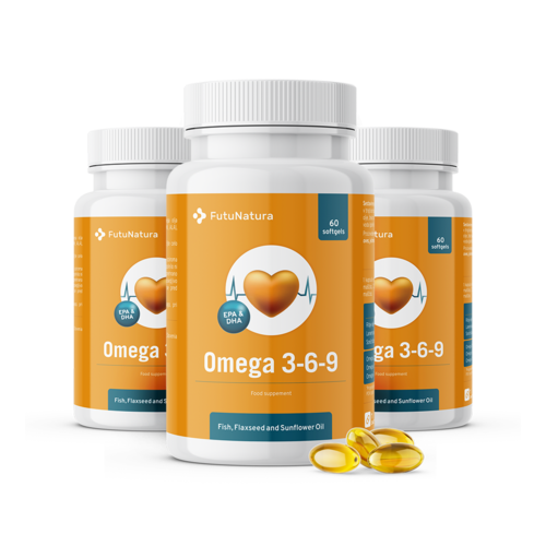 3x Omega 3 6 9, zusammen 180 Weichkapseln
