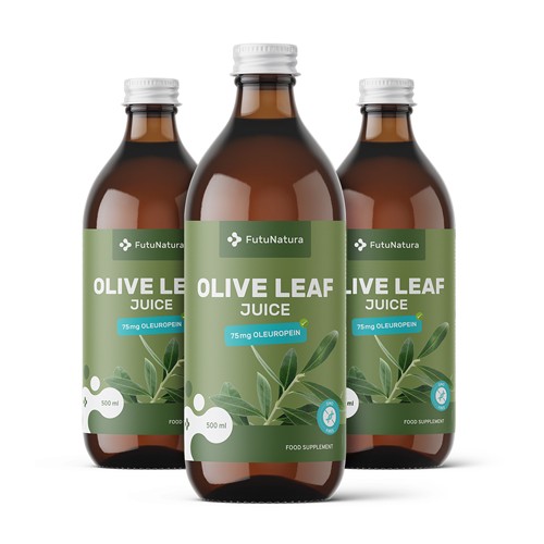 3x Saft aus Olivenblättern, zusammen 1500 ml