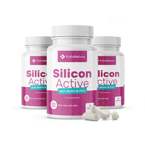 3x Silicium Active, zusammen 90 Kapseln