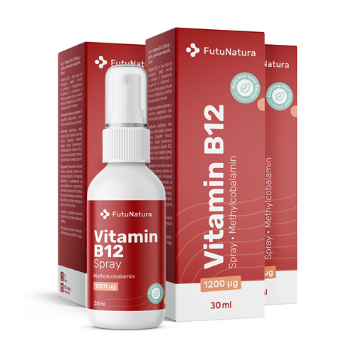 3x Vitamin B12 1200 µg – Spray, zusammen 90 ml