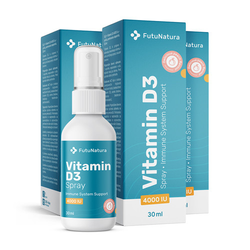 3x Vitamin D3 4000 IE – Spray, zusammen 90 ml
