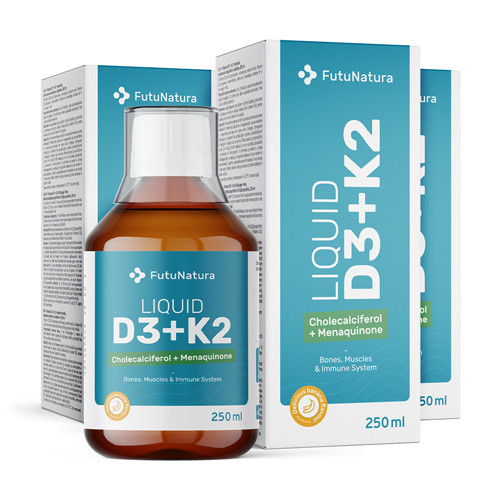 3x Vitamin D3 + K2 – flüssig, zusammen 750 ml