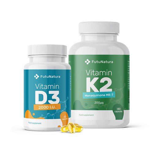 Vitamin K2 + D3, Set