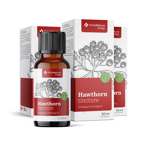3x Weißdorn – Tinktur, zusammen 150 ml
