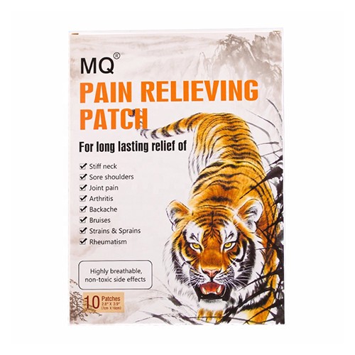 Tiger Pain Relief Patches.