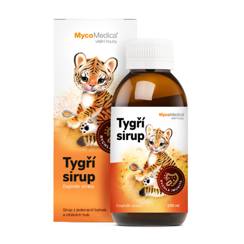 Flüssiges Nahrungsergänzungsmittel für Kinder Tiger - Immunität, 200 ml