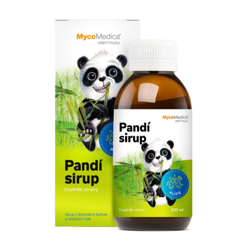 Flüssiges Nahrungsergänzungsmittel für Kinder Panda - Atemwege, 200 ml