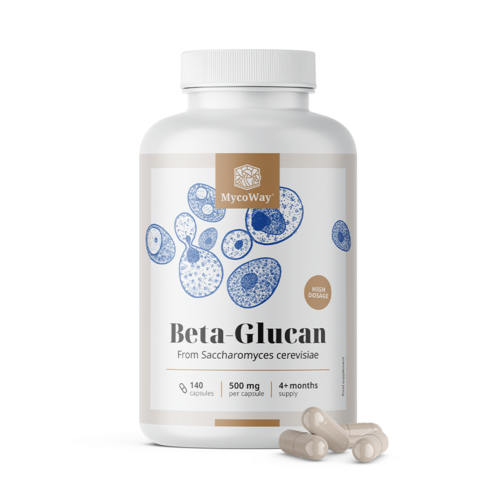 Beta-Glucan 500 mg, 140 Kapseln
