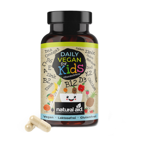 Vegane Vitamine und Mineralstoffe für Kinder, 120 Kapseln