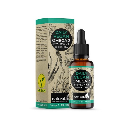 Veganes Omega-3, Tropfen, 20 ml