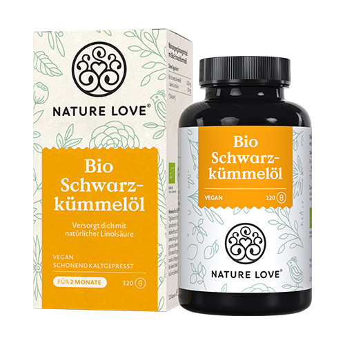 BIO Schwarzkümmelöl, 120 Kapseln