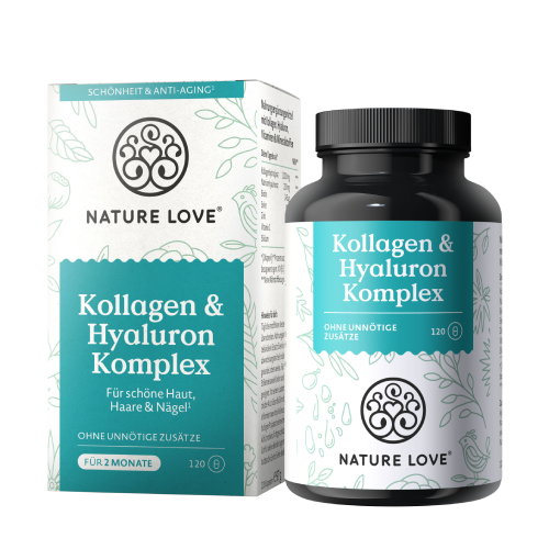 Kollagen + Hyaluron Komplex, 120 Kapseln