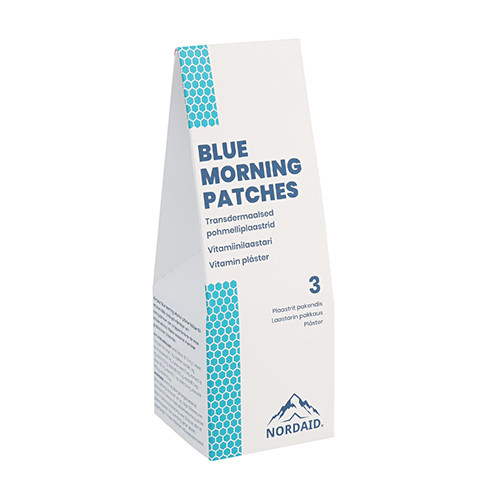 Blue Morning Regenerationspflaster mit Vitaminen, 3 Pflaster