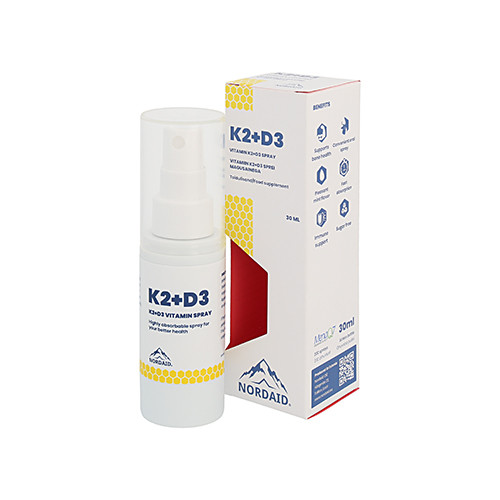 Vitamine K2 + D3 im Spray, 30 ml