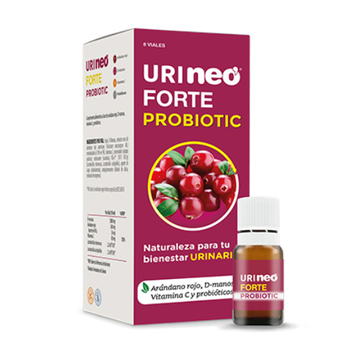 Urineo Forte – mikrobiologische Kulturen mit D-Mannose, 8 Fläschchen