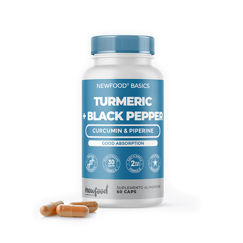 Curcumin + Piperin, 60 Kapseln