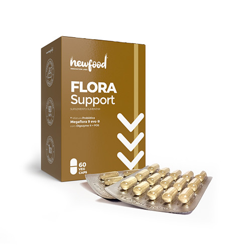 Flora Support – mikrobiologische Kulturen, 60 Kapseln