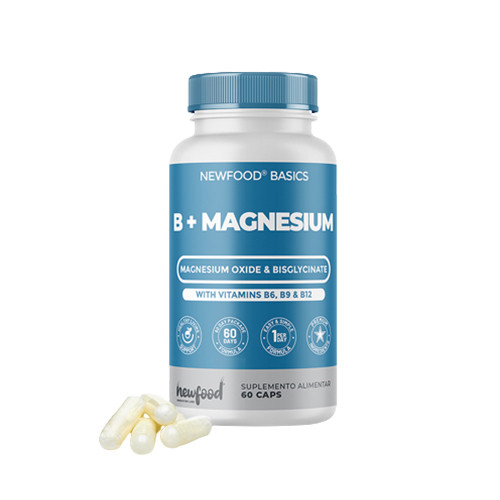 Magnesium + B6, B9, B12, 60 Kapseln