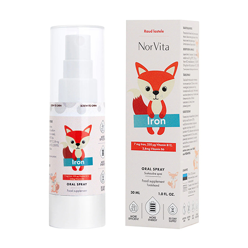 Eisen - veganes Eisenspray für Kinder, 30 ml