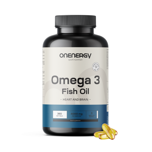 Omega-3 1000 mg - aus Fischöl, 360 Weichkapseln