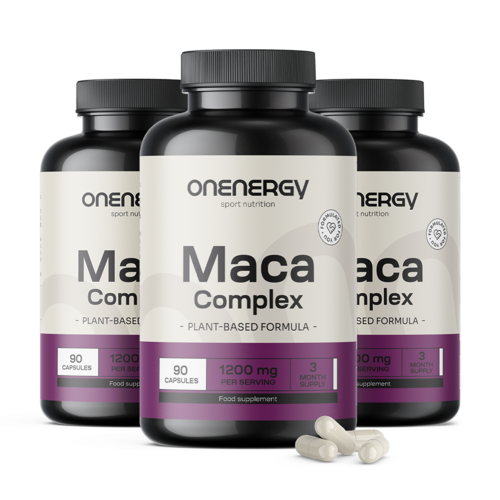 3x Maca Komplex 1200 mg, zusammen 270 Kapseln
