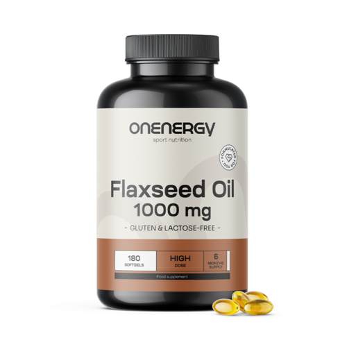 Leinsamenöl 1000 mg, 180 Weichkapseln