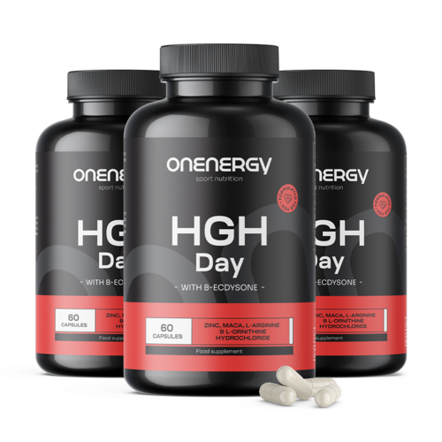 3x HGH Day – Natürlicher HGH Booster, zusammen 180 Kapseln