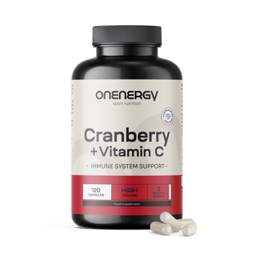 Cranberry-Extract mit Vitamin C, 120 Kapseln