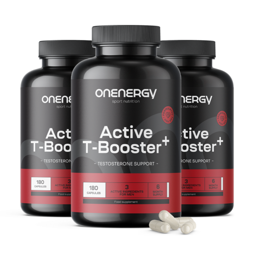 3x Active T-Booster Plus – Komplex für Männer, zusammen 540 Kapseln