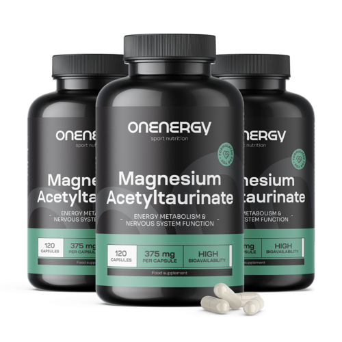 3x Magnesiumacetyltaurat, zusammen 360 Kapseln