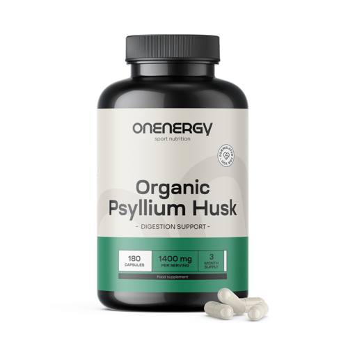BIO Psyllium (Flohsamenschalen) 1400 mg, 180 Kapseln