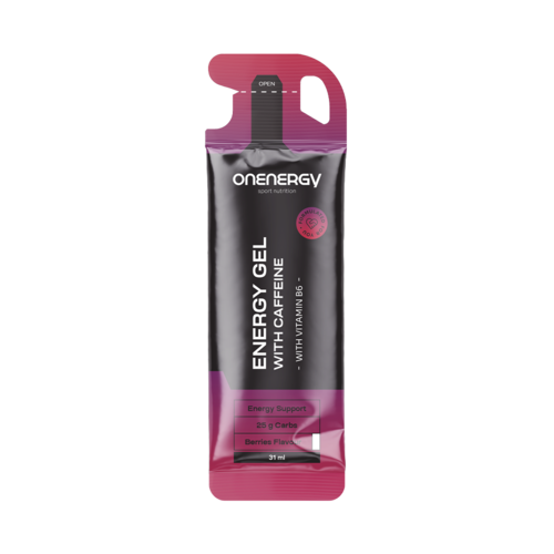 Energie-Gel mit Koffein – Beeren, 31 ml