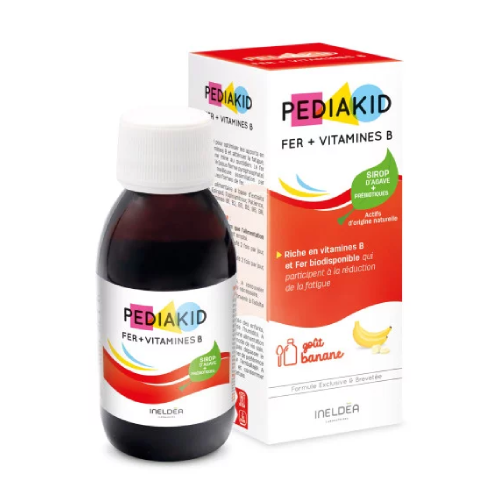 Flüssiges Nahrungsergänzungsmittel für Kinder – Eisen + B-Vitamine, 125 ml