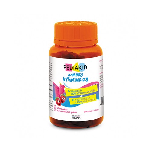 Vitamin D3 für Kinder, 60 Gummibären
