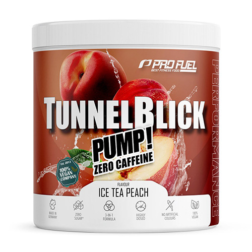 TunnelBlick PUMP veganer Komplex von Aminosäuren – Pfirsich-Eistee, 440 g