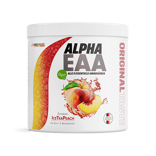 Vegane Alpha EAA – Pfirsich-Eistee, 462 g