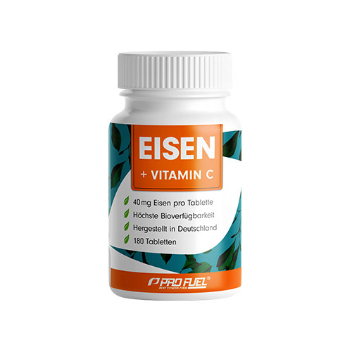 Veganes Eisen + Vitamin C, 180 Tabletten
