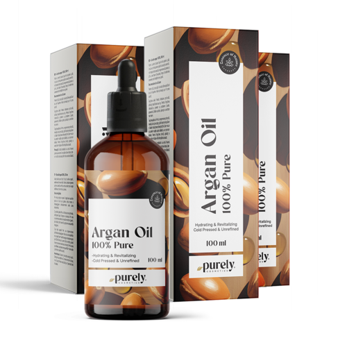 3x 100 % Arganöl, zusammen 300 ml