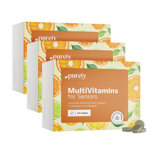 3x Multivitamine für Senioren, zusammen 180 Tabletten